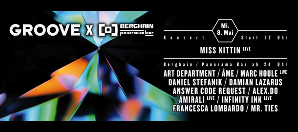 Groove X Berghain-Banner